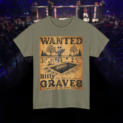 Billy The Preacher Digging" Graves Tee