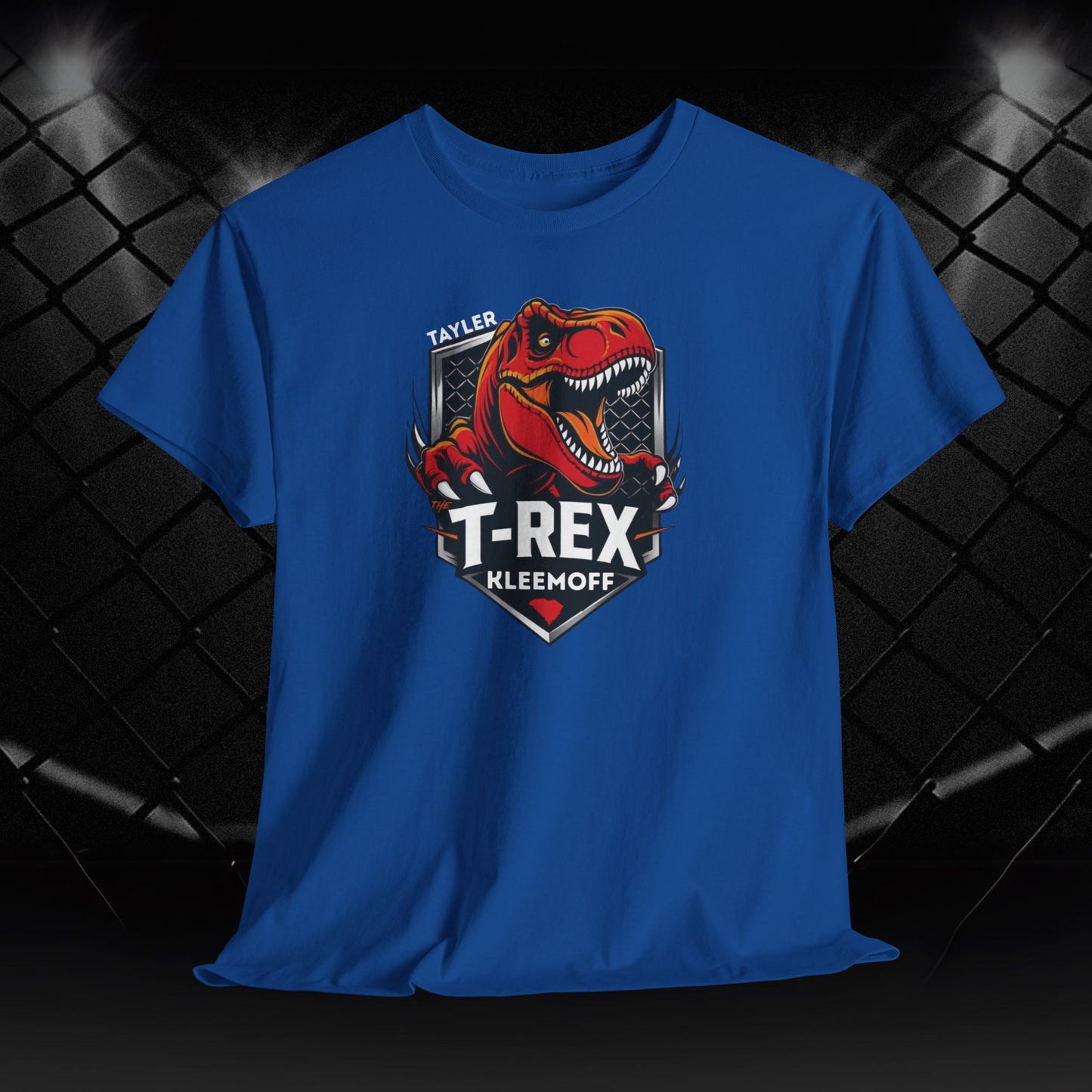 Tayler "The T-Rex" Kleemoff logo tee