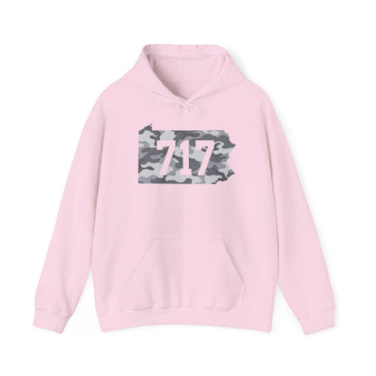 717 Pennsylvania Snow Camo Hoodie — Area Code Hooded Sweatshirt