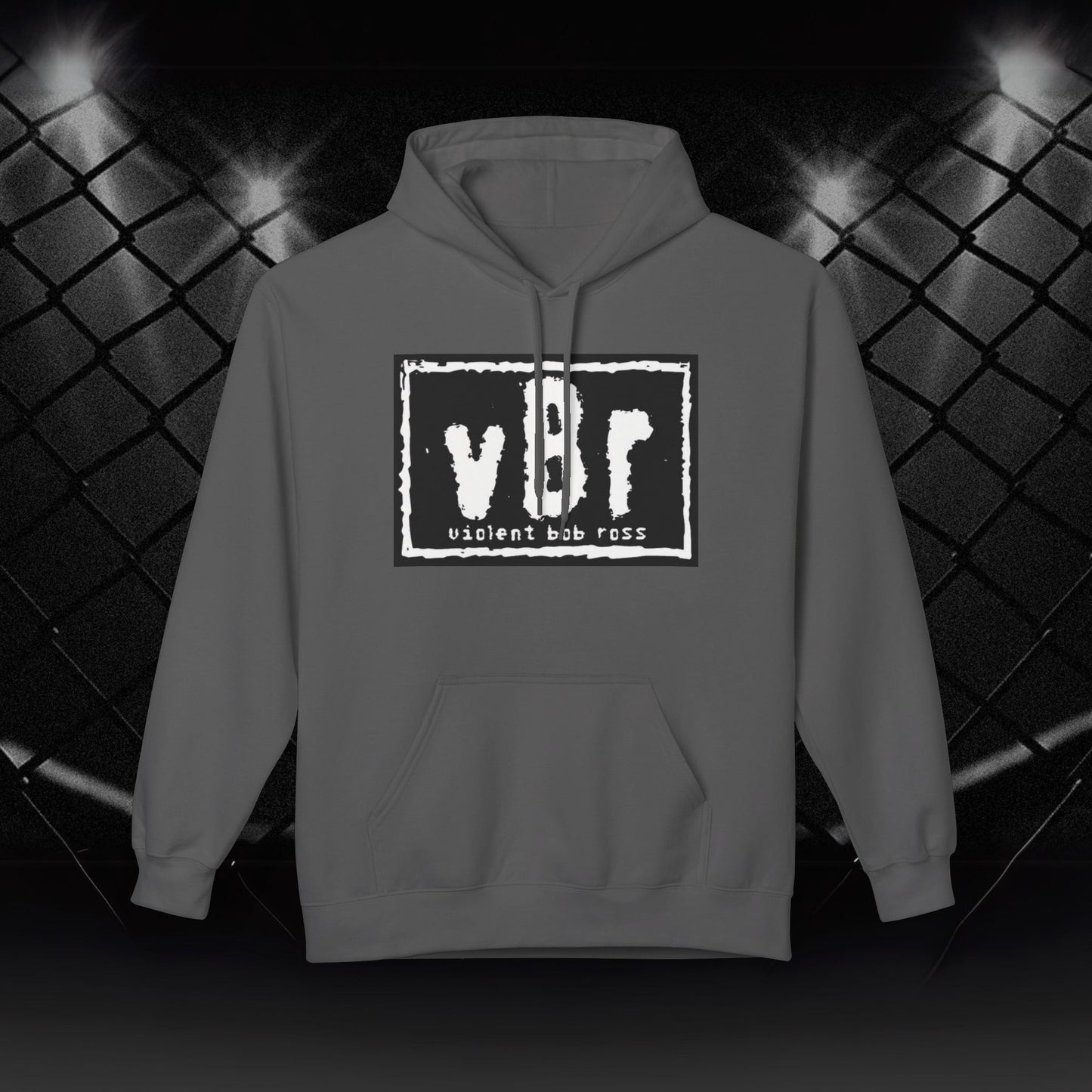 Violent Bob Ross Logo Hoodie
