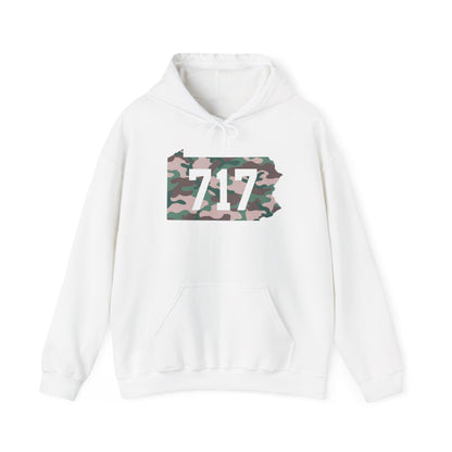 717 Camo State Hoodie — Pennsylvania Area Code Sweatshirt