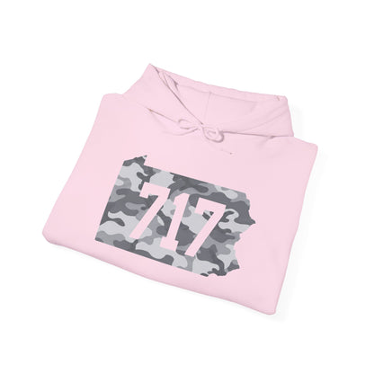 717 Pennsylvania Snow Camo Hoodie — Area Code Hooded Sweatshirt