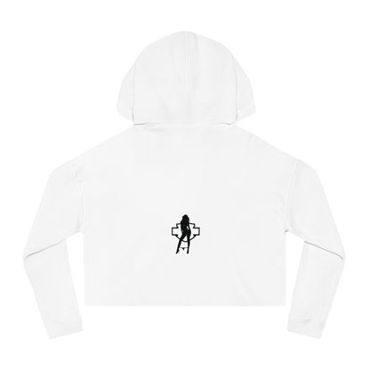 Women’s Ew, You cant ride Cropped Hooded Sweatshirt