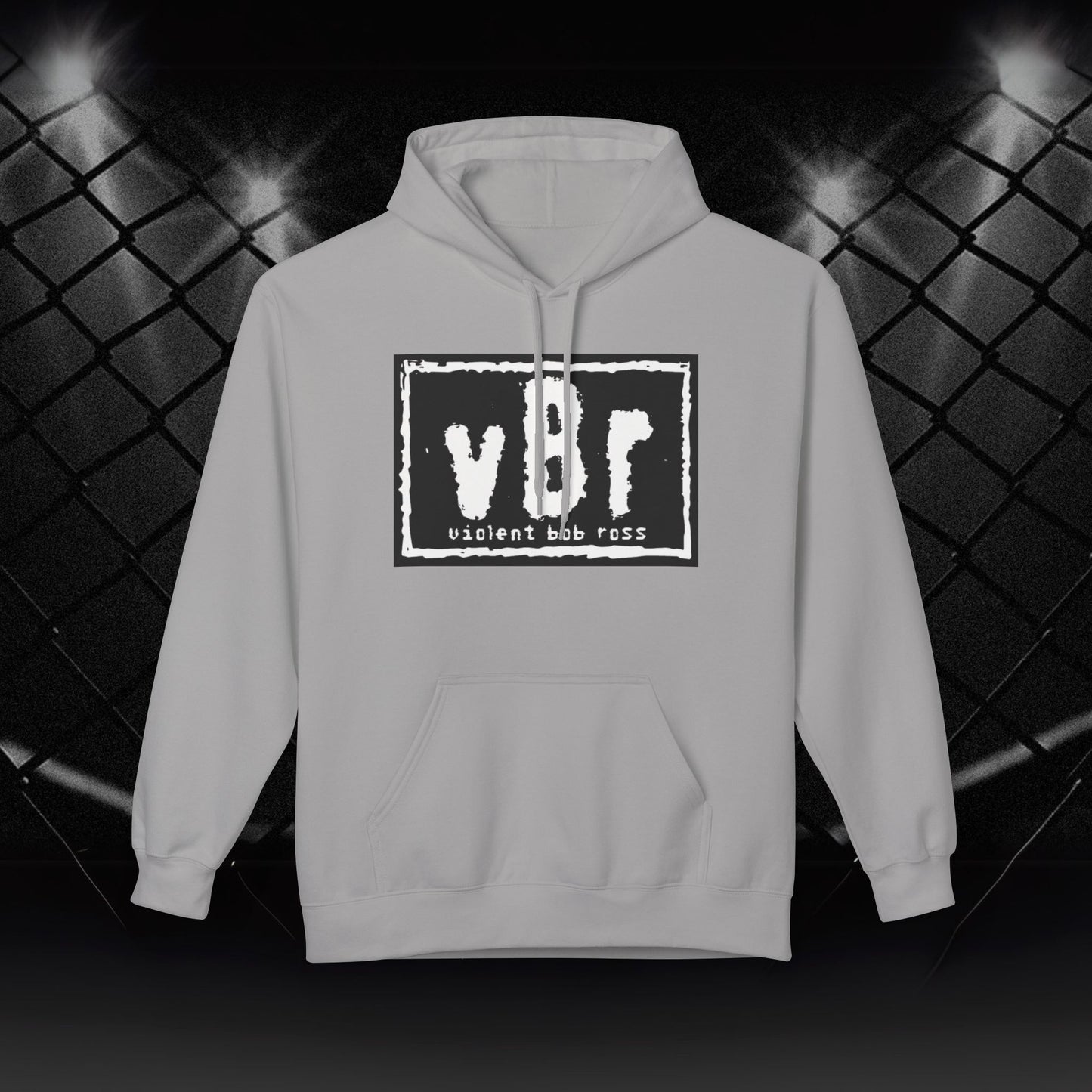 Violent Bob Ross Logo Hoodie