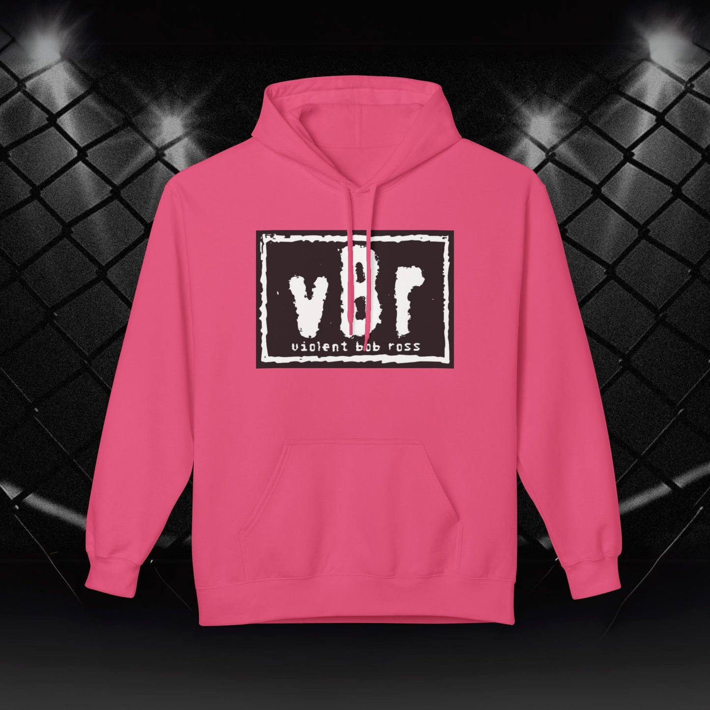 Violent Bob Ross Logo Hoodie