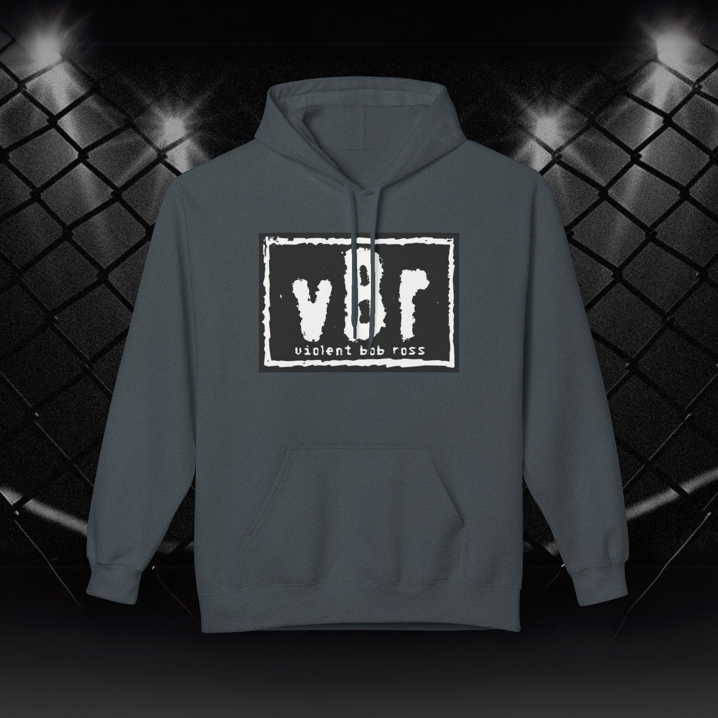 Violent Bob Ross Logo Hoodie