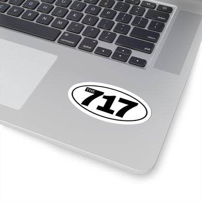 The 717 Kiss Cut Vinyl Sticker