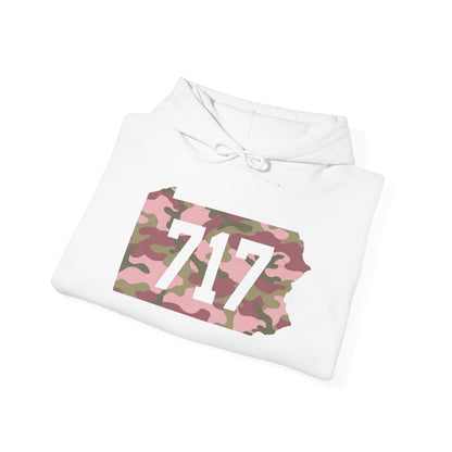 717 Pink Camo Unisex Heavy Blend Hooded Sweatshirt