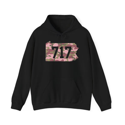 717 Pink Camo Unisex Heavy Blend Hooded Sweatshirt