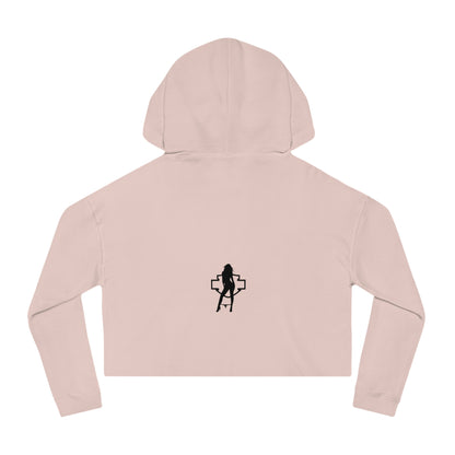 Women’s Ew, You cant ride Cropped Hooded Sweatshirt