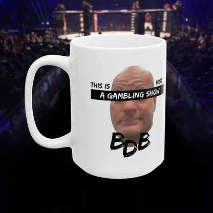 BDB Gambling Show Mug (exciting white)