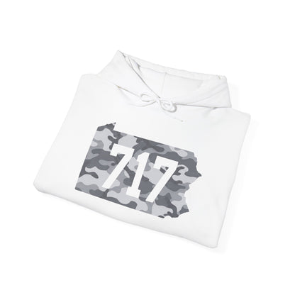 717 Pennsylvania Snow Camo Hoodie — Area Code Hooded Sweatshirt