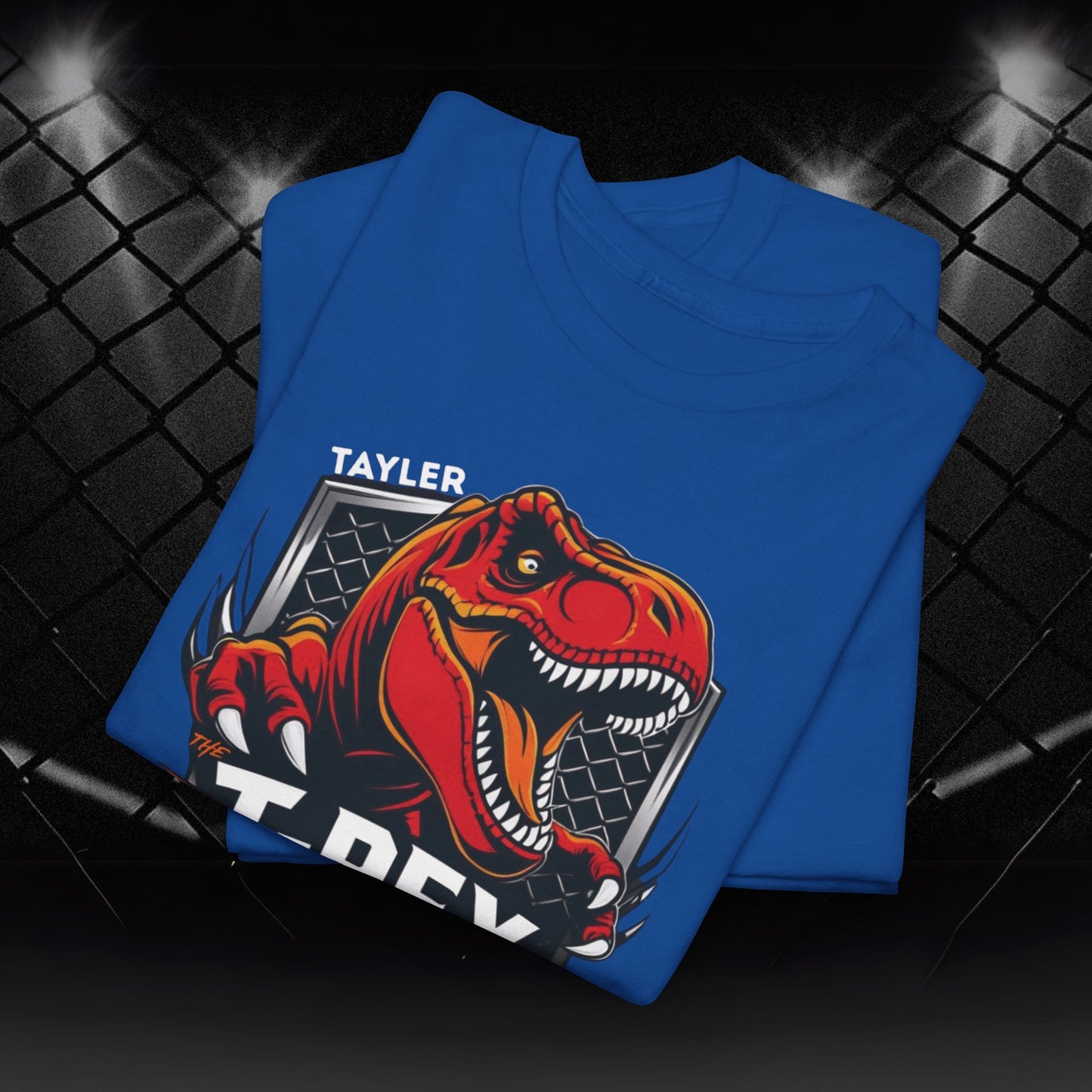 Tayler "The T-Rex" Kleemoff logo tee