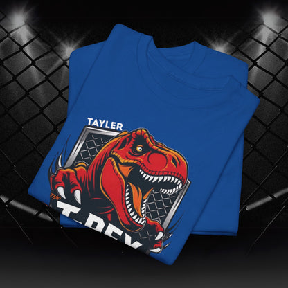 Tayler "The T-Rex" Kleemoff logo tee