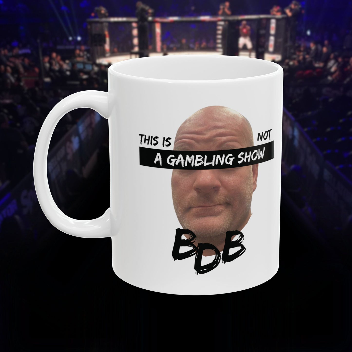 BDB Gambling Show Mug (exciting white)