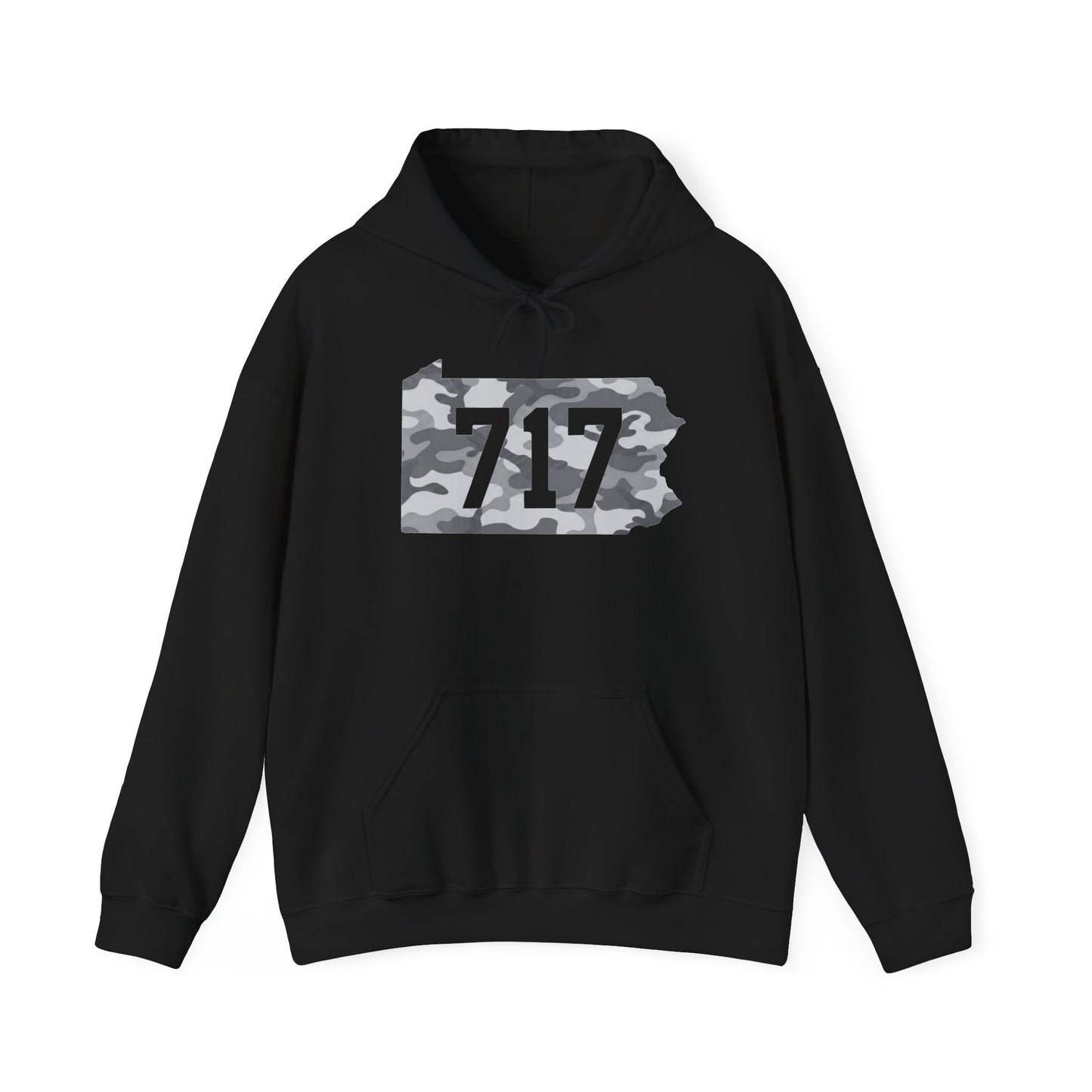 717 Pennsylvania Snow Camo Hoodie — Area Code Hooded Sweatshirt