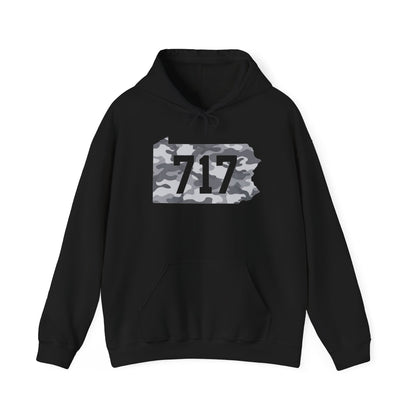 717 Pennsylvania Snow Camo Hoodie — Area Code Hooded Sweatshirt