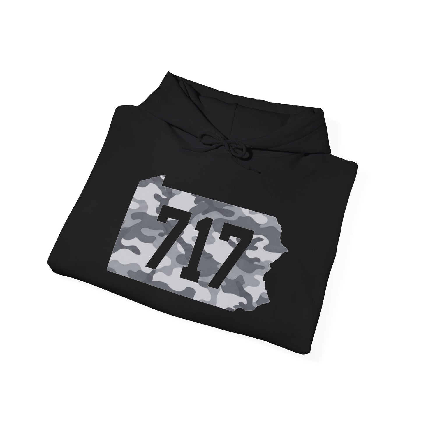 717 Pennsylvania Snow Camo Hoodie — Area Code Hooded Sweatshirt