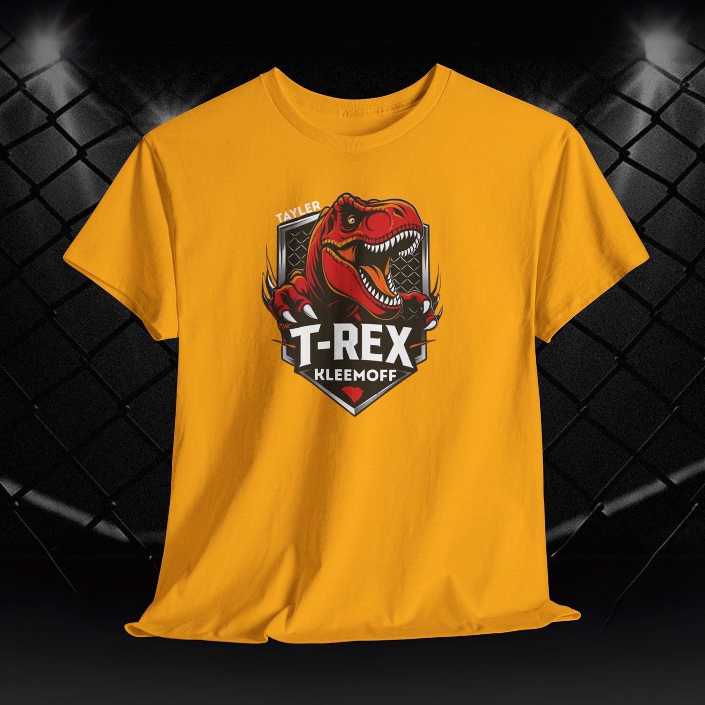 Tayler "The T-Rex" Kleemoff logo tee