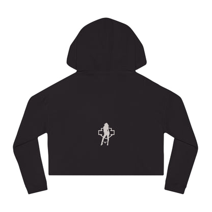 Women’s Ew, You cant ride Cropped Hooded Sweatshirt